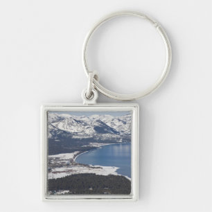 Scenic view of Lake Tahoe, USA Key Ring