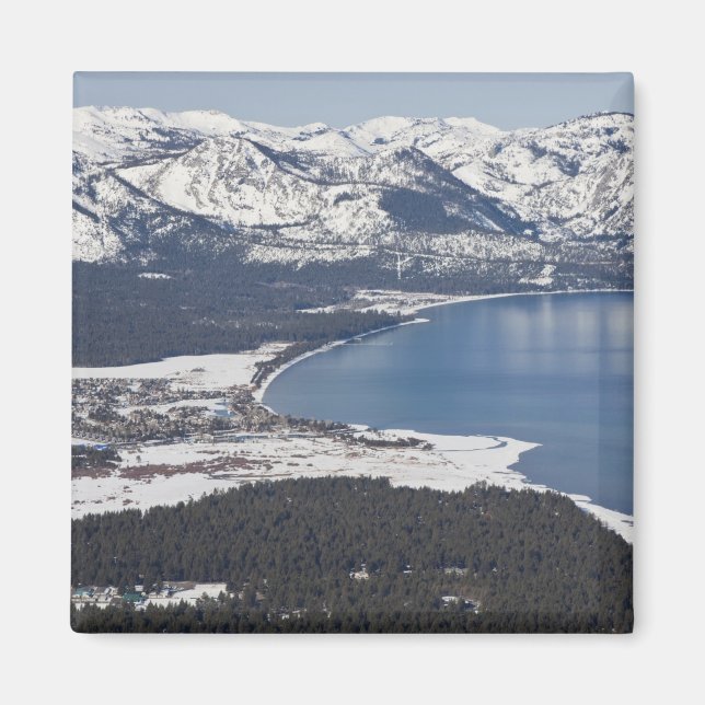Scenic view of Lake Tahoe, USA Magnet (Front)