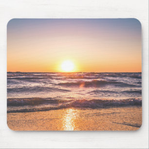 Scenic View of Ocean During Sunset Mouse Pad
