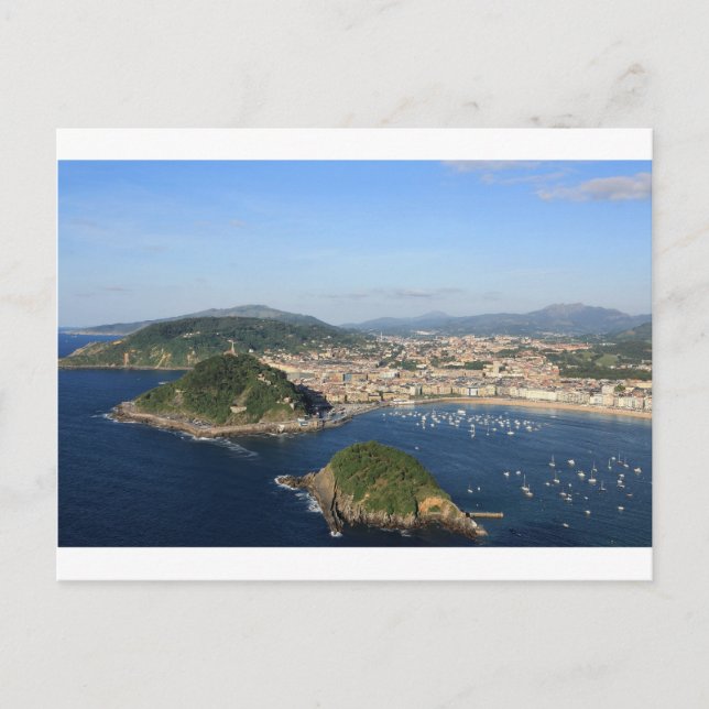 Scenic view of San Sebastian Postcard (Front)