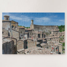 Scenic view of Sorano, Tuscany Jigsaw Puzzle