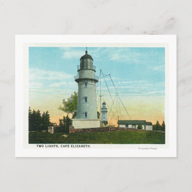 Scenic View on the Western Promenade Postcard (Front)