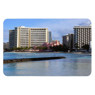 Scenic Waikiki Photo Magnet
