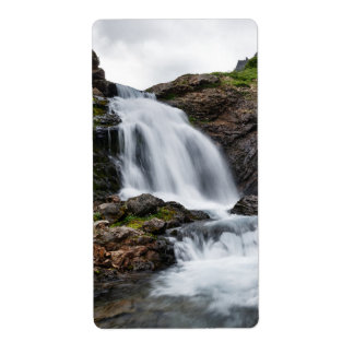 Scenic waterfall in mount cold river