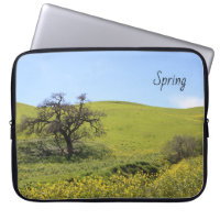 Scenic Wildflowers and Oak Spring Photograph