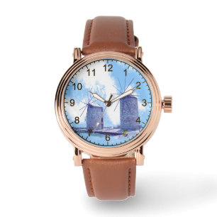 Scenic Windmill Landscape Watch