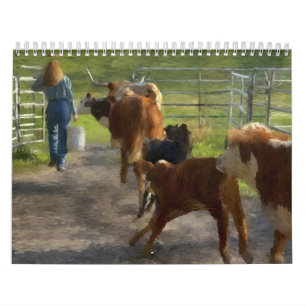 Scenics - Ranch Scenes Paintings Calendar
