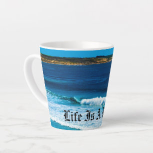 Scent Of A Heavenly Ocean, Latte Mug