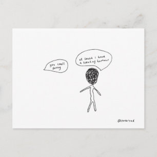 scent of humour postcard