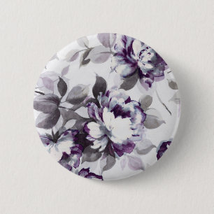 Scent of Plum Roses 6 Cm Round Badge