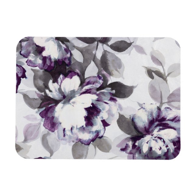 Scent of Plum Roses Magnet (Horizontal)