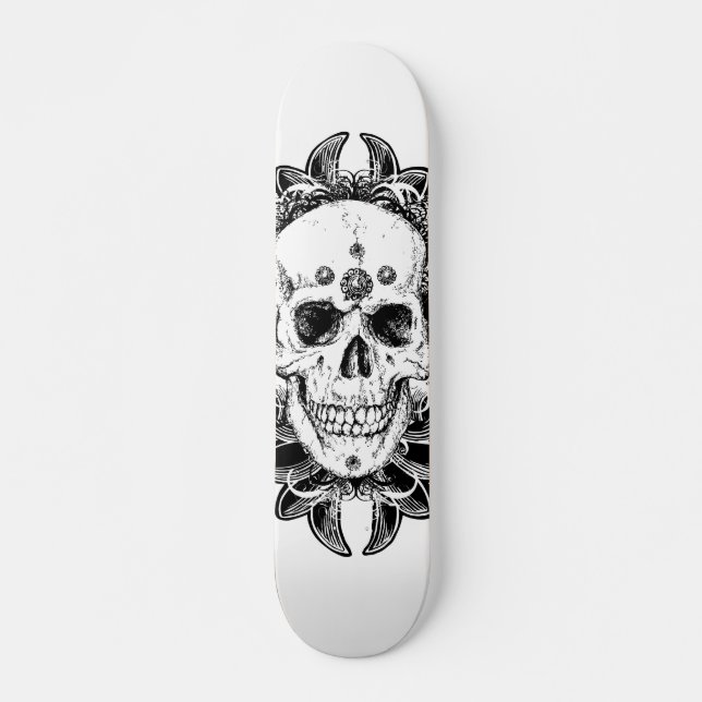 Sceptical Death Metal Skateboard Design (Front)