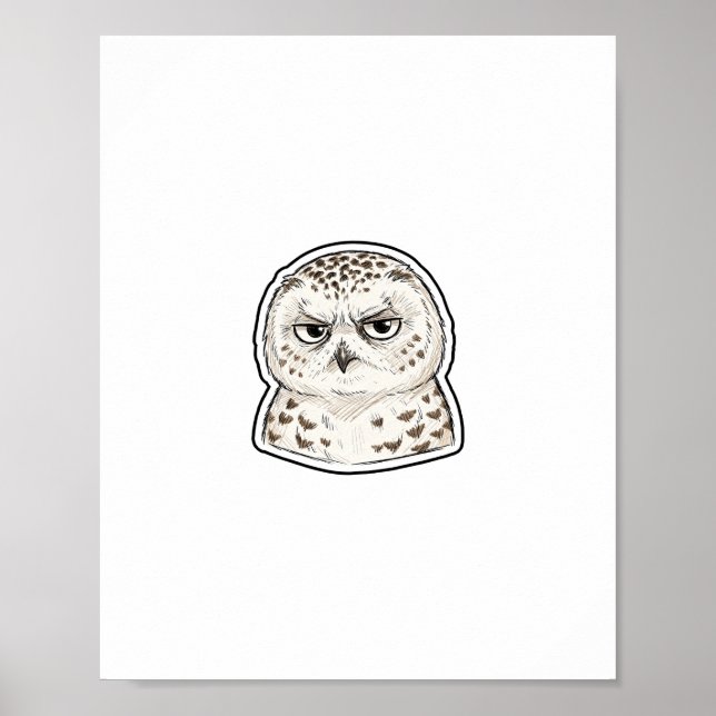 Sceptical Owl Poster (Front)
