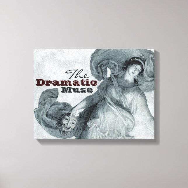Schadow The Dramatic Muse CC0395 Canvas Print (Front)