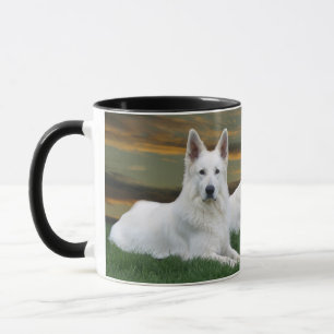 Schäferhunde Black & White Tasse Mug