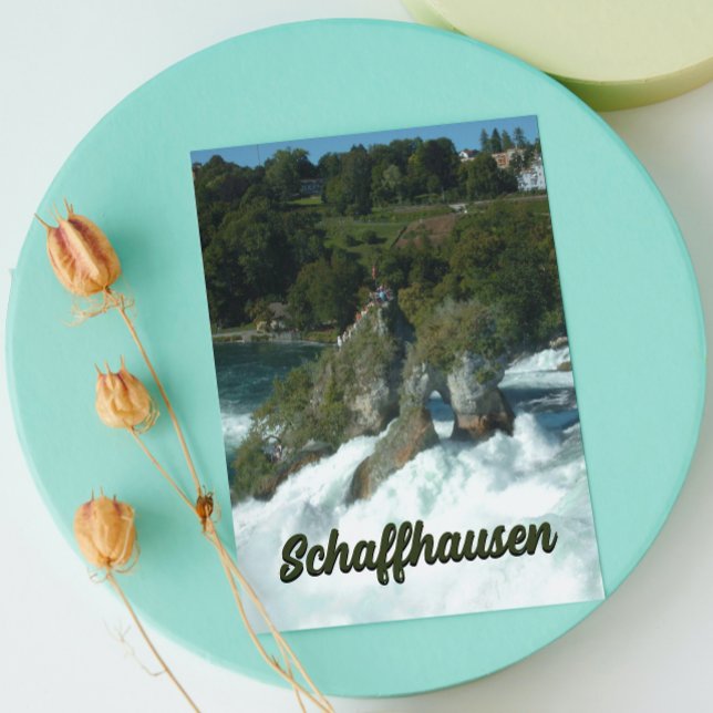 Schaffhausen Scenic Rhine Falls in Switzerland Postcard (Creator Uploaded)