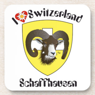 Schaffhausen Schweiz Kork-Untersetzer Coaster