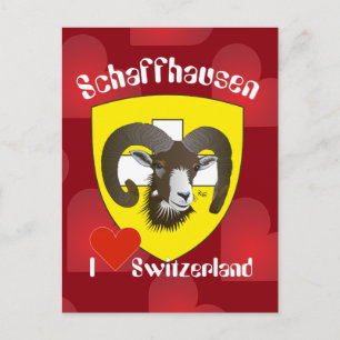 Schaffhausen Schweiz Postkarte Postcard