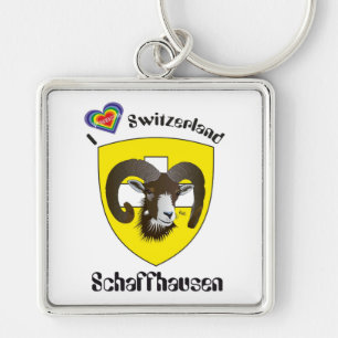 Schaffhausen Schweiz Schlüsselanhänger Key Ring
