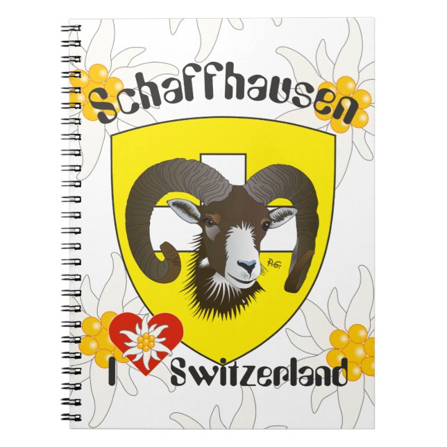 Schaffhausen - Schweiz - Suisse - Notizhefte Notebook (Front)