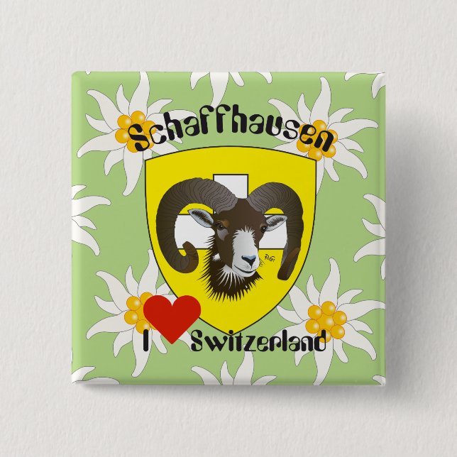 Schaffhausen - Schweiz - Suisse - Svizzera Buttons (Front)