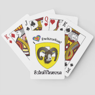 Schaffhausen Schweiz Suisse Svizzera Spielkarten Playing Cards
