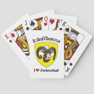 Schaffhausen Schweiz Suisse Svizzera Spielkarten Playing Cards