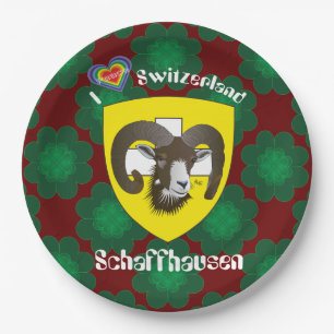 Schaffhausen - Schweiz - Suisse - Svizzera Teller Paper Plate