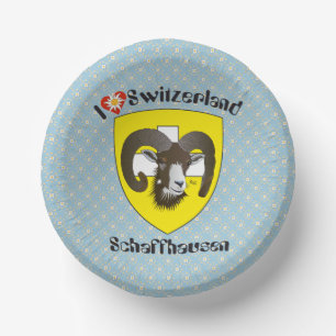Schaffhausen - Schweiz - Suisse - Svizzera Teller Paper Plate