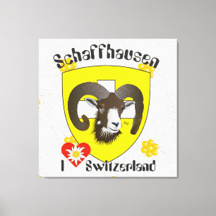 Schaffhausen - Switzerland - Suisse - Leinwand Canvas Print