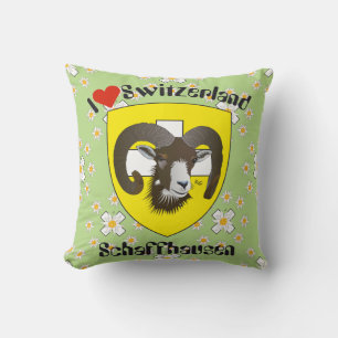 Schaffhausen - Switzerland - Suisse - Svizzera Kis Cushion