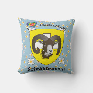 Schaffhausen - Switzerland - Suisse - Svizzera Kis Cushion