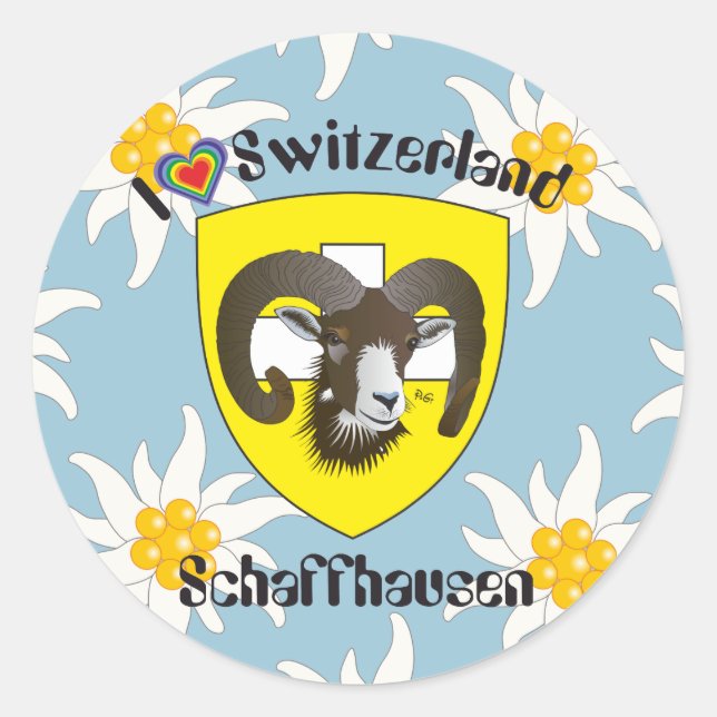 Schaffhausen Switzerland Suisse Svizzera Sticker (Front)