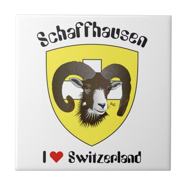 Schaffhausen Switzerland Suisse Svizzera Svizra Fl Tile (Front)