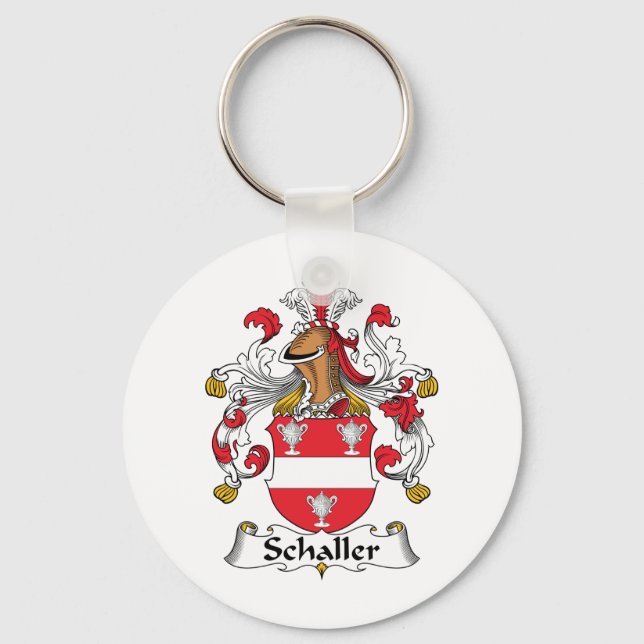 Schaller Family Crest Key Ring (Front)