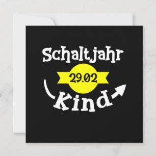 Schaltjahr Schalttag Leap Year Leap Day 29 Februar Invitation