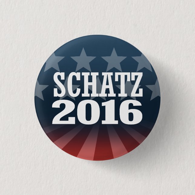 Schatz - Brian Schatz 2016 3 Cm Round Badge (Front)