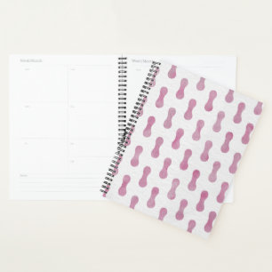 Scheduler (21.6cm x 28cm) - Pink Pattern Planner