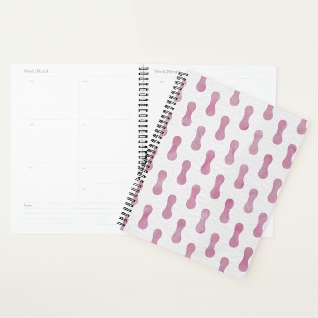 Scheduler (21.6cm x 28cm) - Pink Pattern Planner (Display)
