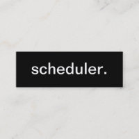 Scheduler Business Card