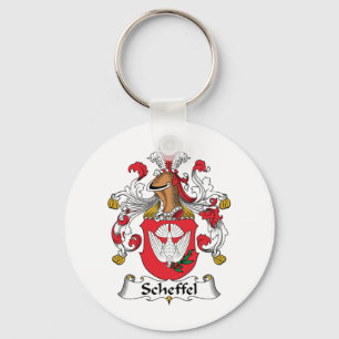 Scheffel Family Crest Key Ring
