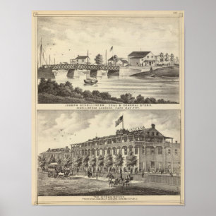Schellinger Store and Ocean House Poster