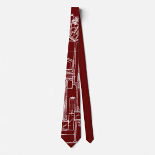 Schematic Blueprint Drawing Mechanical Drawing Tie