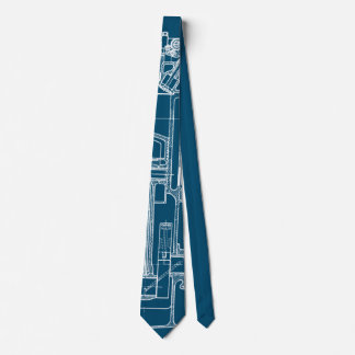 Schematic Blueprint Drawing Mechanical Drawing Tie
