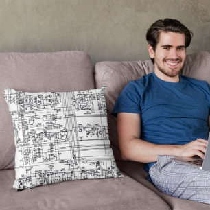 Schematic Diagram Symbols Electronic Circuit Cushion