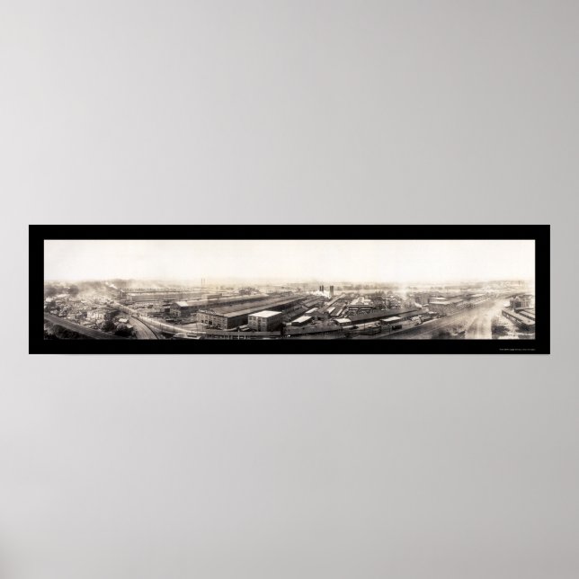 Schenectady General Electric Photo 1907 Poster (Front)