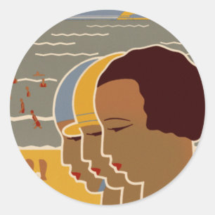 Scheveningen Classic Round Sticker