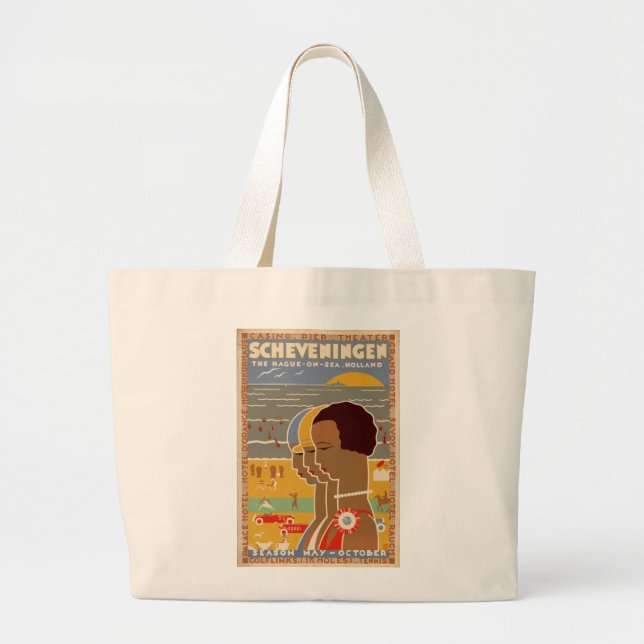Scheveningen Large Tote Bag (Front)