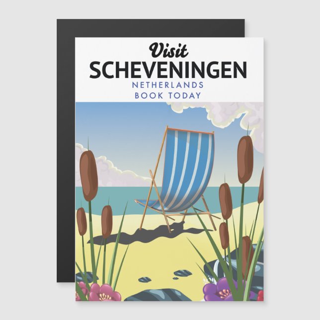 Scheveningen Netherlands beach poster (Front/Back)