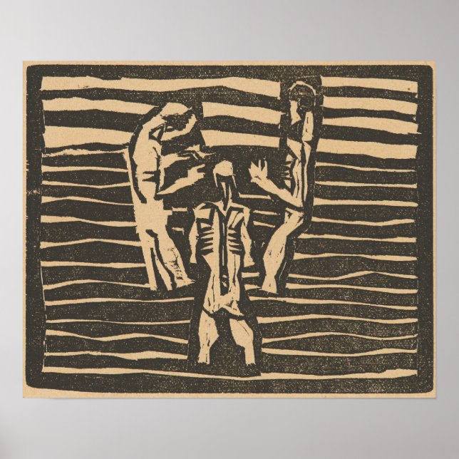 Schiele - Bathers Poster (Front)